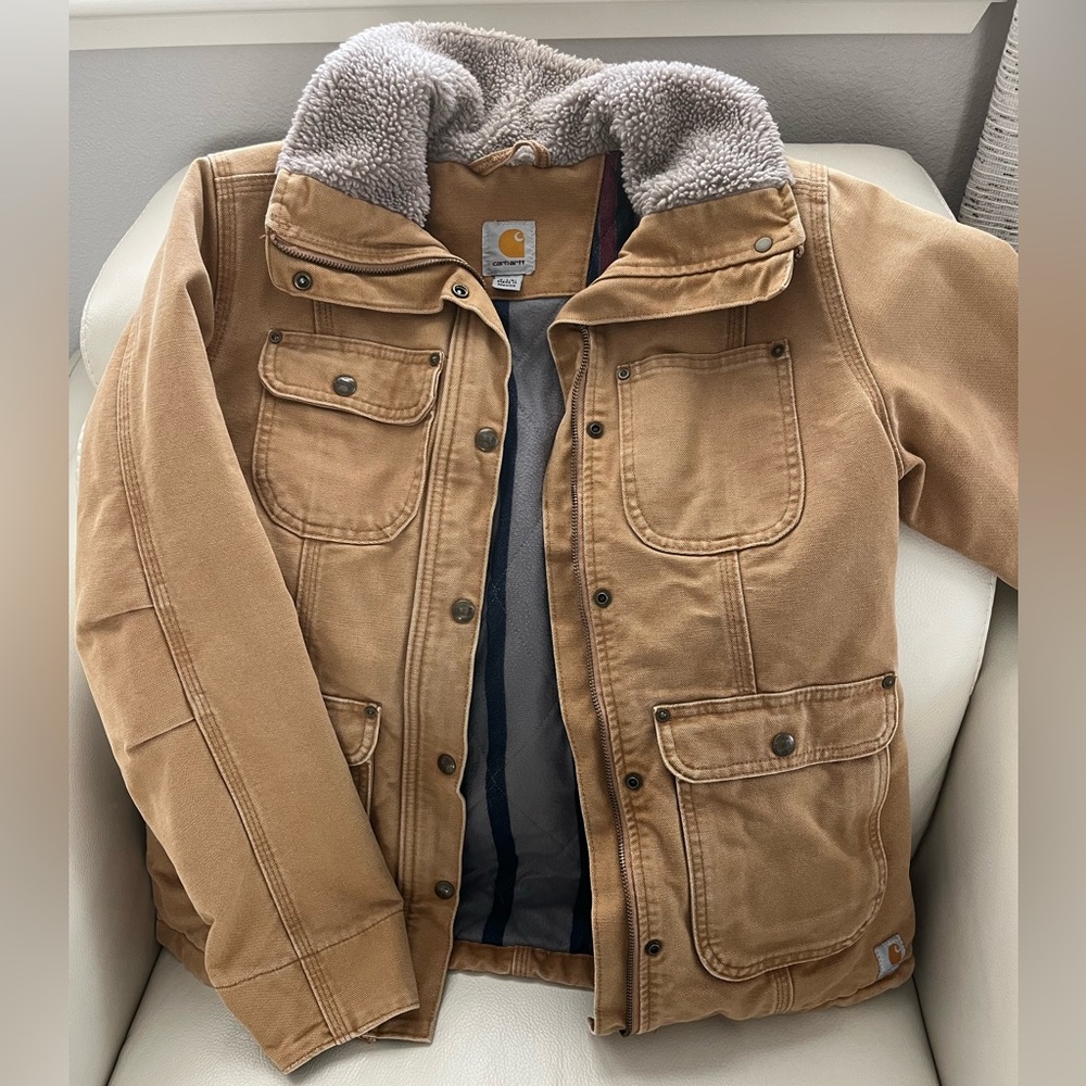 Women’s Carhartt Weathered Duck Wesley Jacket size S (4/6)